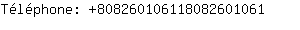 Tlphone: 80826010611808260....