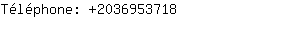 Téléphone: 203695....