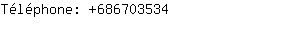 Téléphone: 68670....