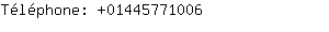Tlphone: 0144577....