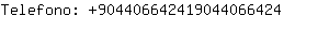 Telefono: 90440664241904406....
