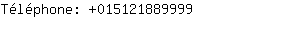 Téléphone: 01512188....