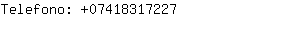 Telefono: 0741831....