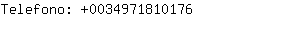 Telefono: 003497181....