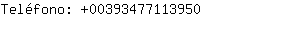 Telfono: 0039347711....