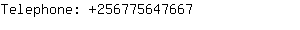 Telephone: 25677564....