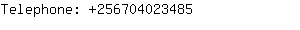 Telephone: 25670402....