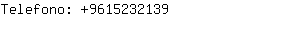 Telefono: 961523....
