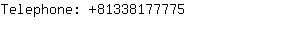 Telephone: 8133817....