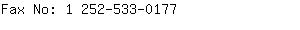 Fax No: 1 252-533-....