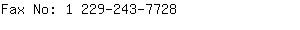 Fax No: 1 229-243-....