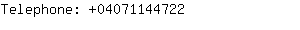 Telephone: 0407114....