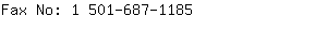 Fax No: 1 501-687-....