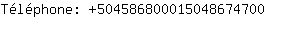 Tlphone: 50458680001504867....