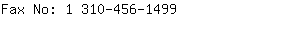 Fax No: 1 310-456-....