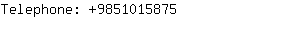 Telephone: 985101....