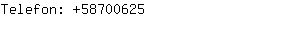 Telefon: 5870....