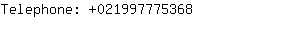 Telephone: 02199777....