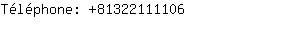 Tlphone: 8132211....