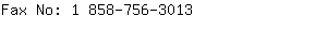 Fax No: 1 858-756-....