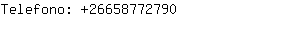 Telefono: 2665877....