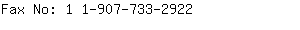 Fax No: 1 1-907-733-....