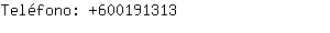 Teléfono: 60019....