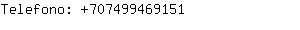 Telefono: 70749946....