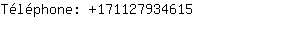 Téléphone: 17112793....
