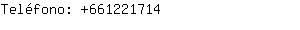 Teléfono: 66122....
