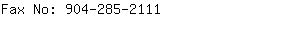 Fax No: 904-285-....