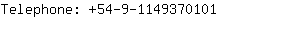 Telephone: 54-9-114937....