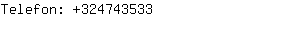 Telefon: 32474....