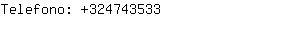 Telefono: 32474....