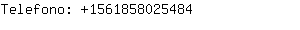 Telefono: 156185802....