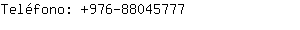 Teléfono: 976-8804....