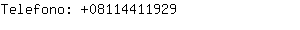 Telefono: 0811441....