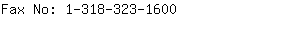 Fax No: 1-318-323-....