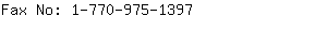 Fax No: 1-770-975-....