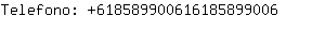 Telefono: 61858990061618589....