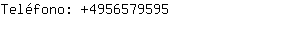 Teléfono: 495657....