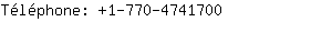 Tlphone: 1-770-474....