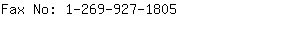 Fax No: 1-269-927-....