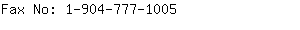 Fax No: 1-904-777-....