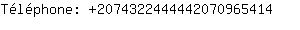 Tlphone: 207432244444207096....