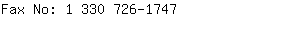 Fax No: 1 330 726-....