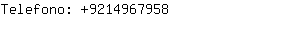 Telefono: 921496....