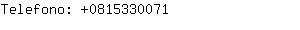 Telefono: 081533....