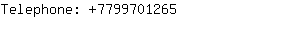 Telephone: 779970....