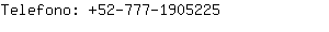 Telefono: 52-777-190....